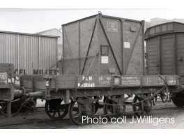 K254-3 Lot de 3x wagons plat à 3 essieux Nzo PLM en kit