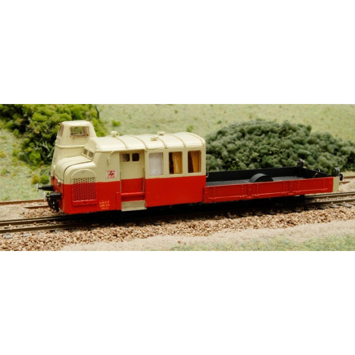 K009  Draisine FNC 4P620 maillechort/métal blanc