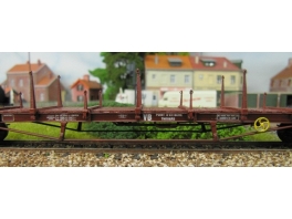 K232  Wagon plat à ranchers à bogies OCEM