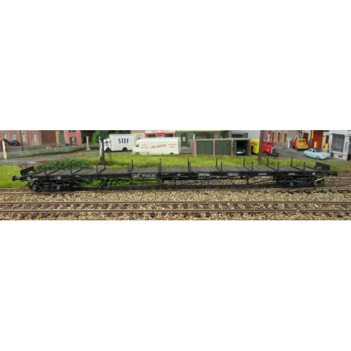 K235  Wagon plat à ranchers à bogies OCEM